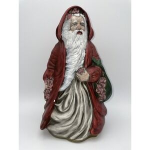 Atlantic Mold Company Santa Claus 11" Heavy Vintage Christmas Ceramic Figurine